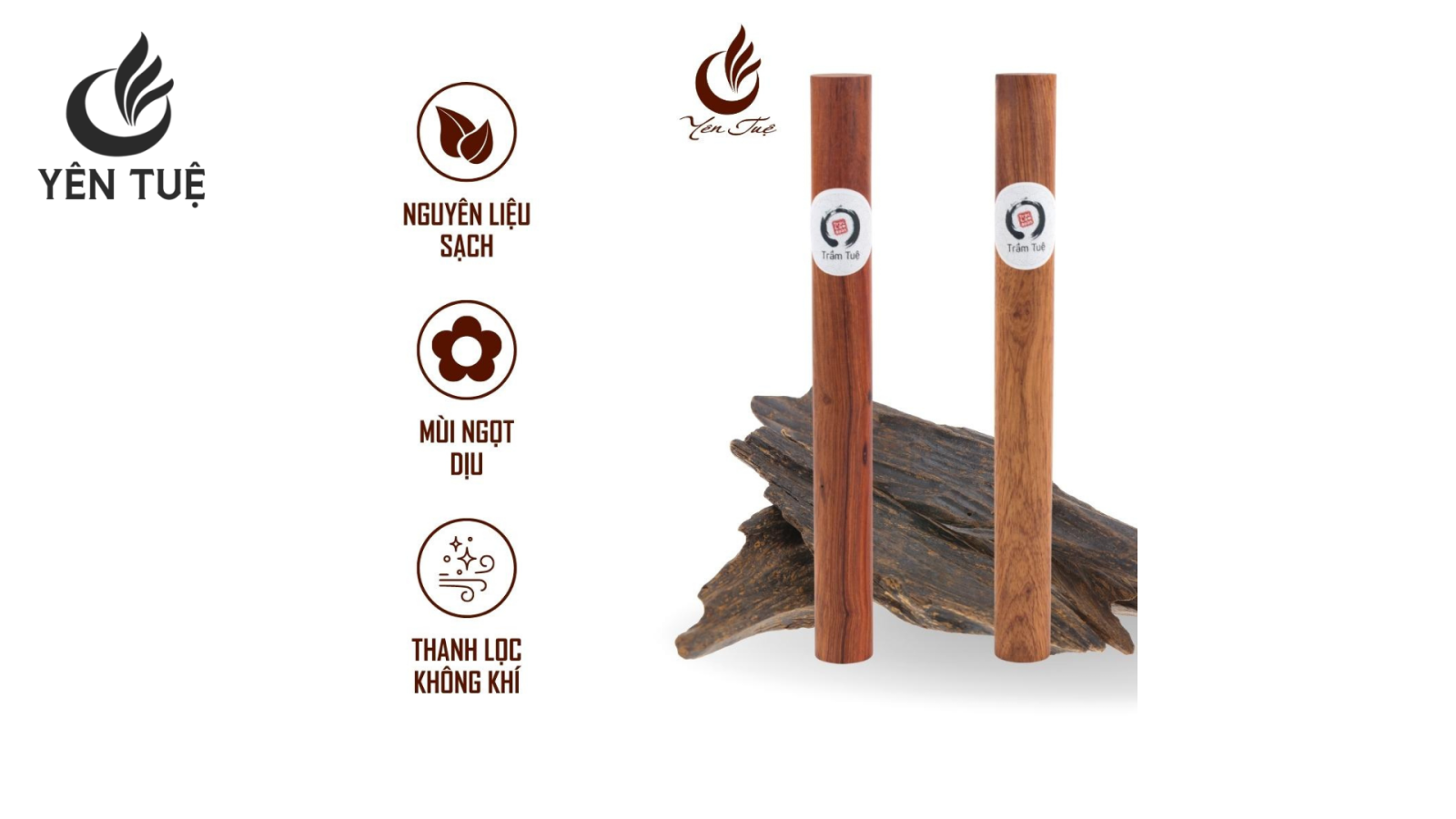 Trầm tăm - Nhang không tăm Yên Tuệ