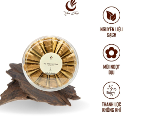Trầm Nụ Sạch Trầm Tuệ Loại Tiêu Chuẩn 22 viên _ Trầm Sạch Không Hóa Chất, Mùi Thơm Thanh Dịu, Cháy Lâu