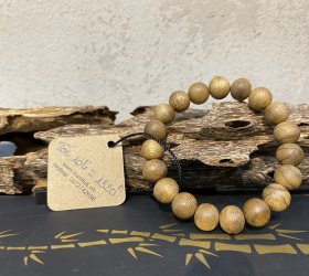 Vòng trầm tốc đơn, hạt 10 mm, 19 hạt